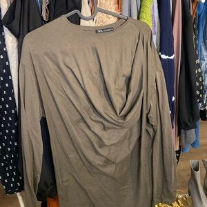 Zara Neck Detailed Blouse